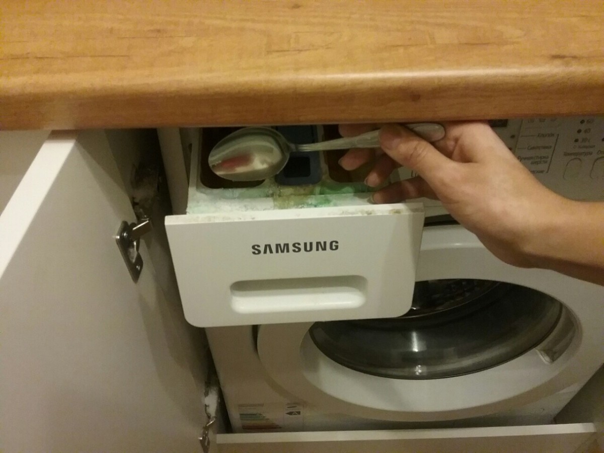 встройка стиральной машины под столешницу