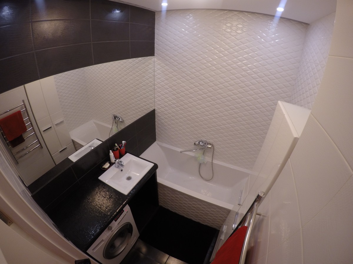 Дизайн ванной комнаты 4 кв Керама Марацци