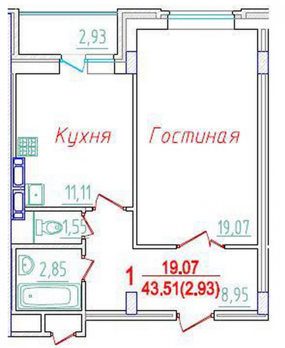 Кв 46. Двухкомнатная квартира 46 кв м планировка. Планировка квартиры 43 кв.м однокомнатная. Двушка 43 кв.м планировка. Планировка однокомнатной квартиры 46 кв.м.