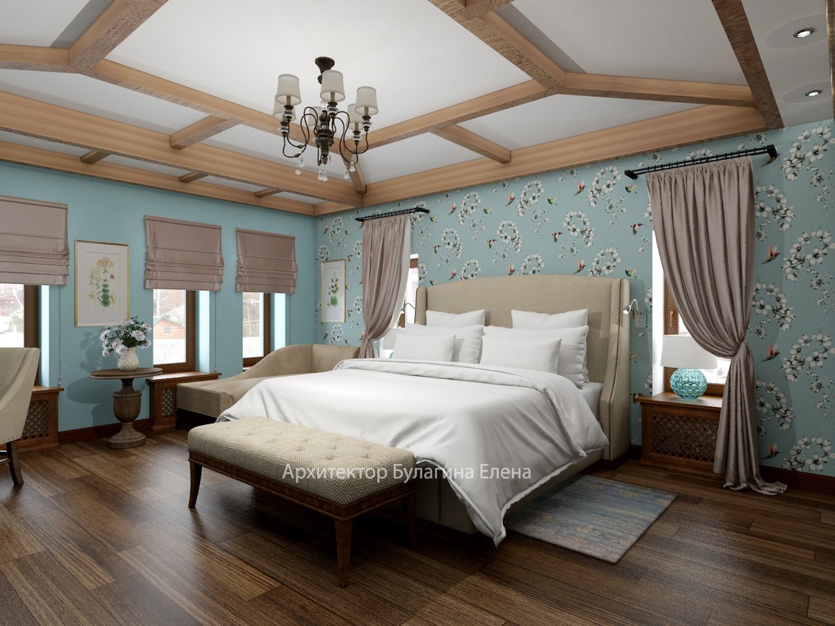 Дизайн спальни в доме: стиль интерьера и цветовое решение