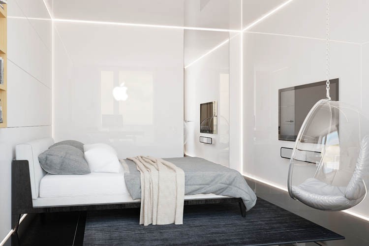 Комната в стиле apple