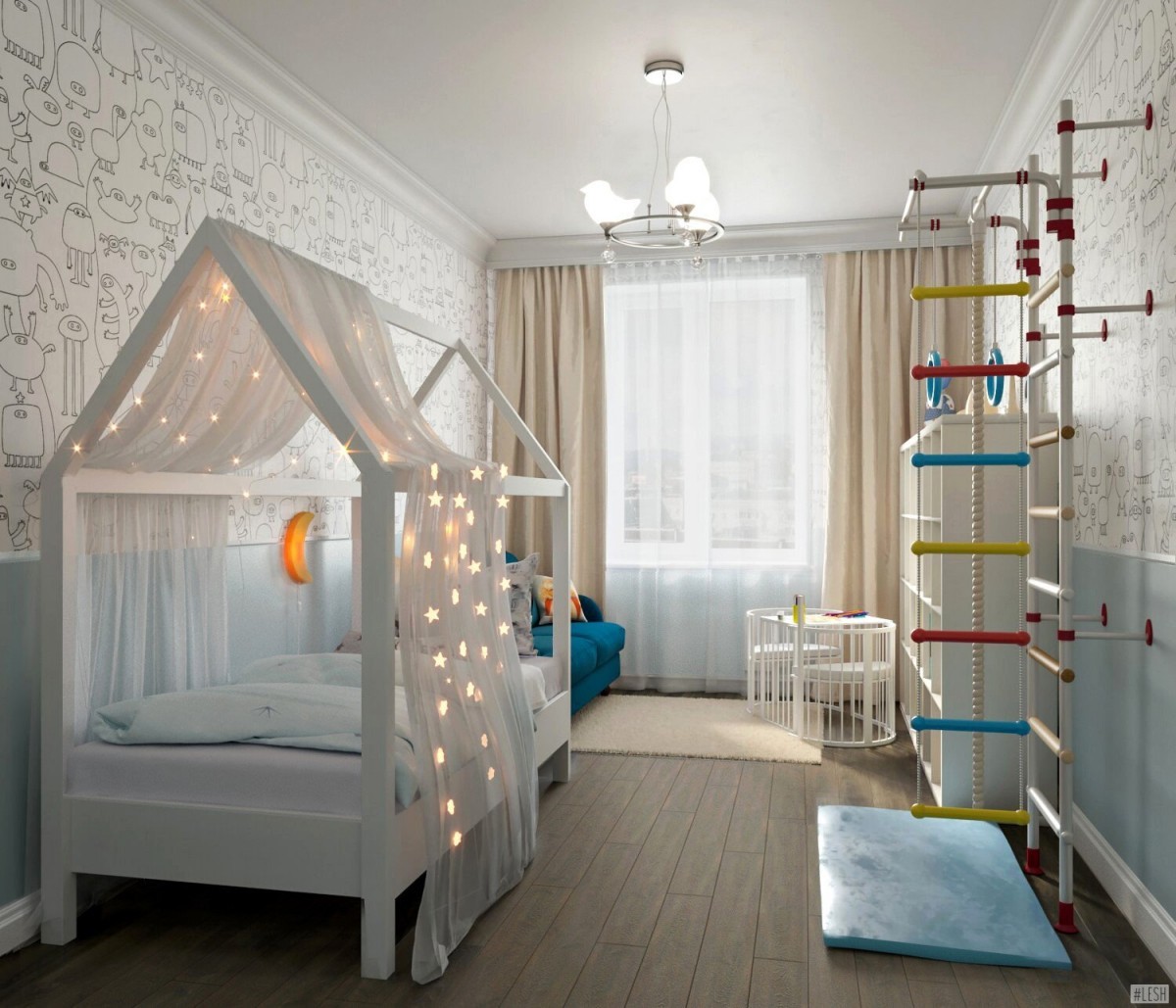 Светлая детская комната