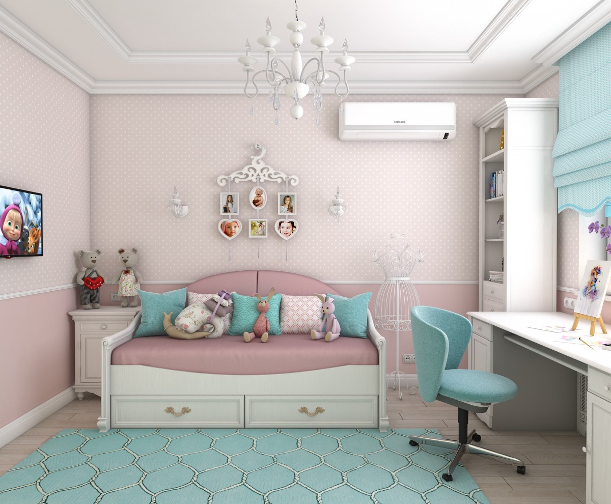 Детская комната для девочки. Идеи дизайна для маленькой принцессы + 35 фото в Екатеринбурге