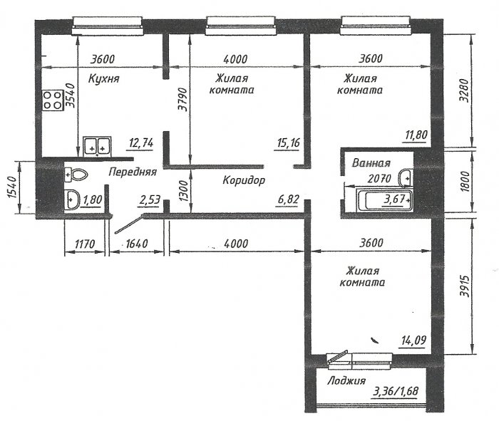 Примеры и образцы проектов перепланировки квартиры