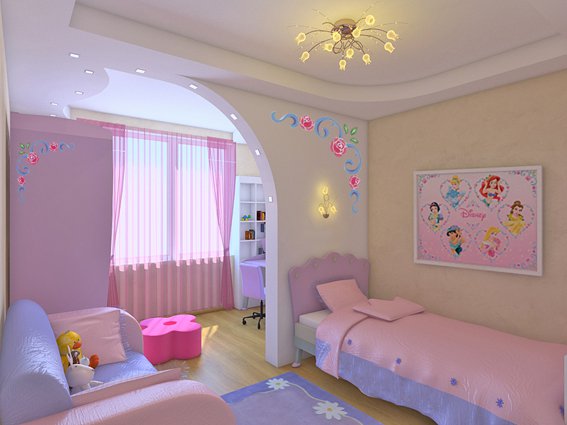 Дизайн комнаты для девочки 5 6