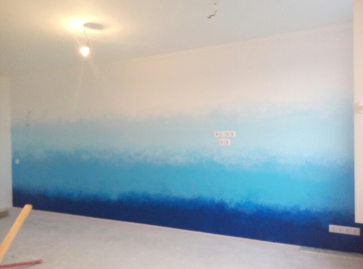 Дизайн студии покраска стен