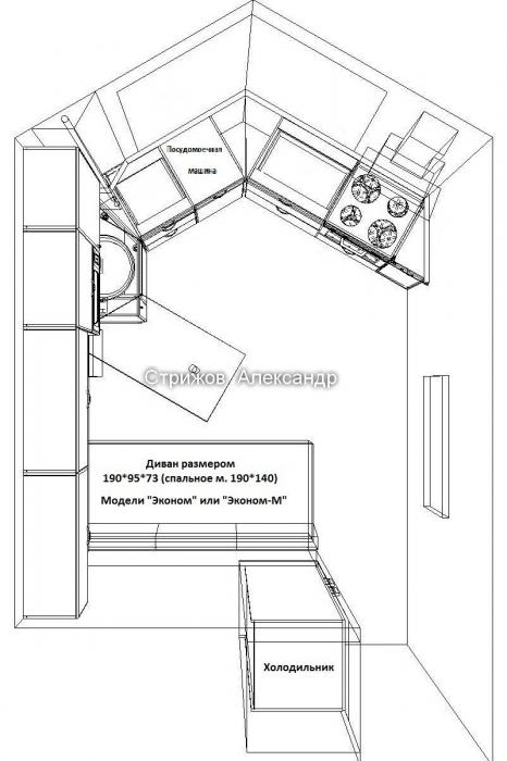 Кухня угловая п 44 т