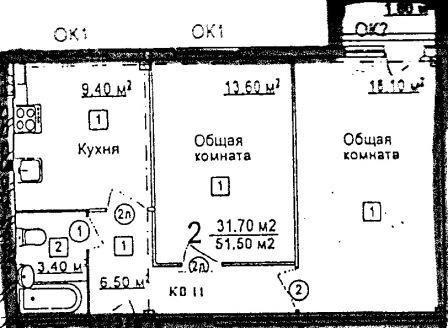 Планировка мебели в 2х комнатной квартире