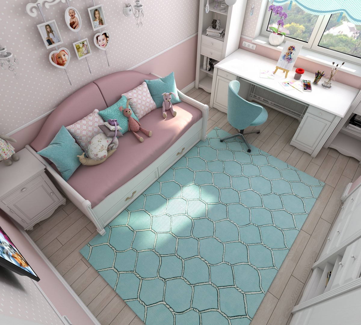 Дизайн детской комнаты для маленькой девочки, мебель для детей — Идеи ремонта