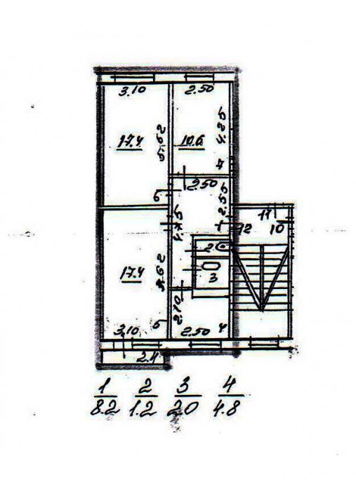 Планировка брежневки 1