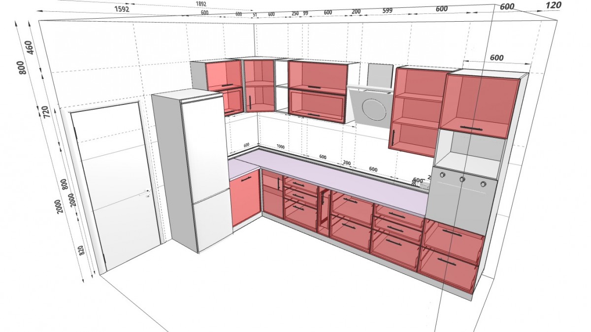 Проект кухни онлайн самостоятельно с расстановкой мебели