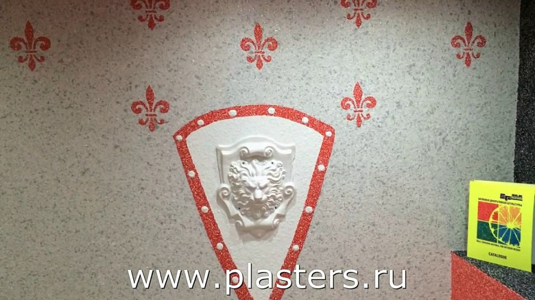 фото:Геральдический этюд - с жидкими обоями SILK PLASTER