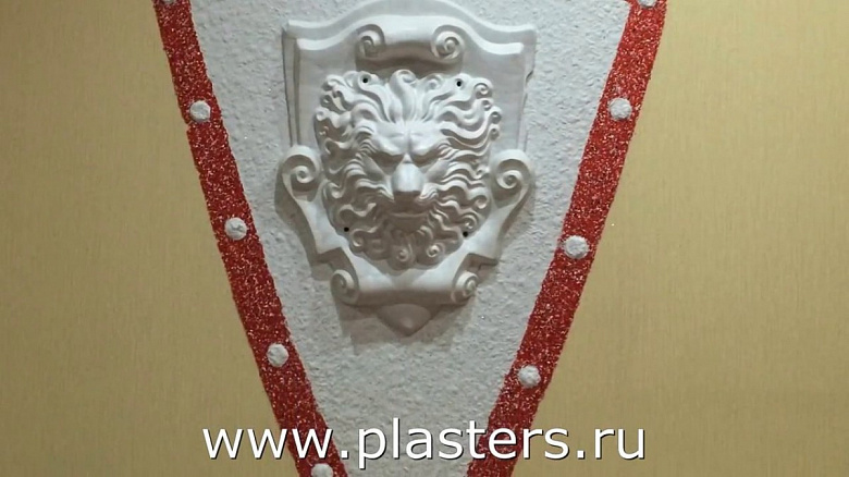фото:Геральдический этюд - с жидкими обоями SILK PLASTER