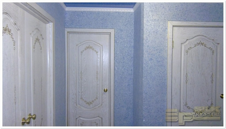 фото:Всё своими руками - ремонт коридора с жидкими обоями SILK PLASTER