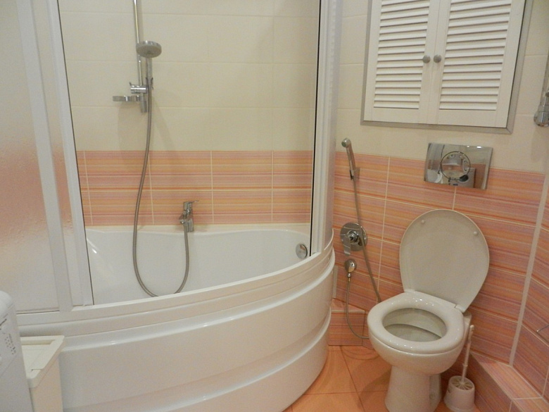 фото:Оранжевая ванная. Впихиваю невпихуемое.