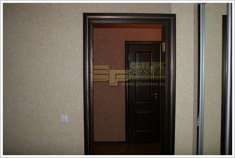 фото:Яркий, неординарный ремонт - квартиры с жидкими обоями SILK PLASTER