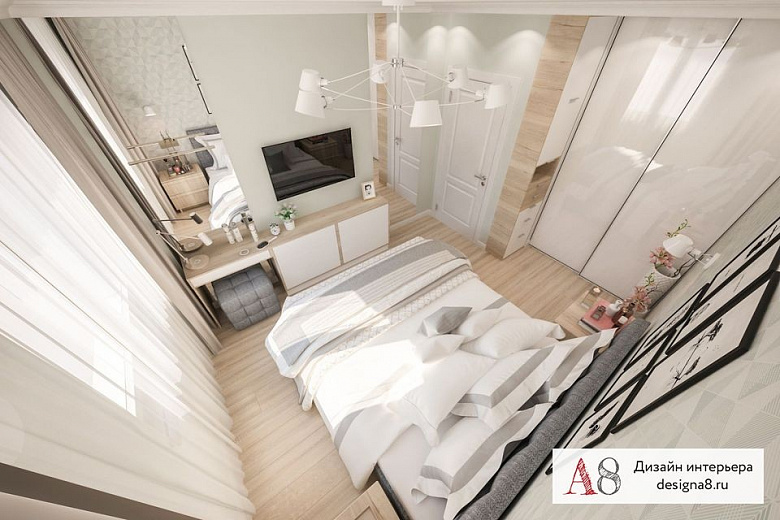 фото:Дизайн двухкомнатной квартиры в скандинавском стиле