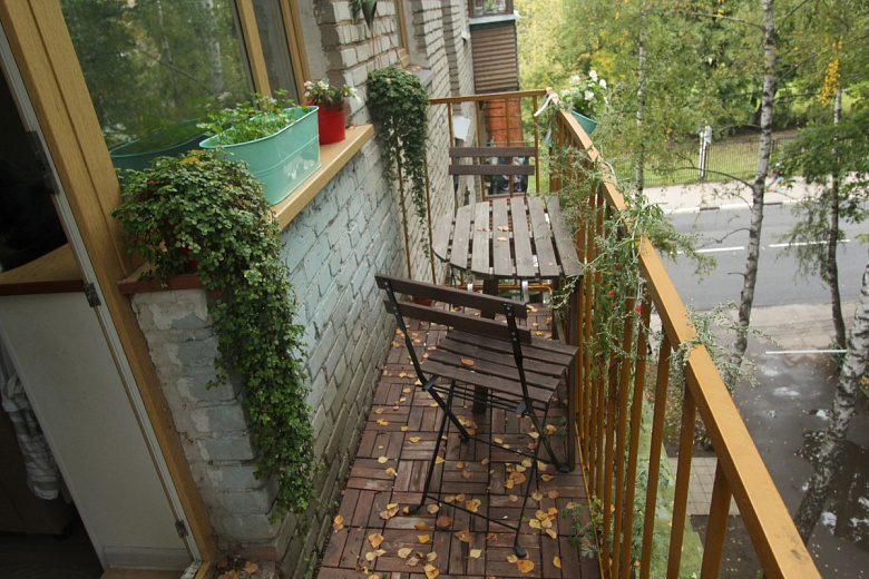 фото:Двухкомнатная хрущевка в Долгопрудном - балкон