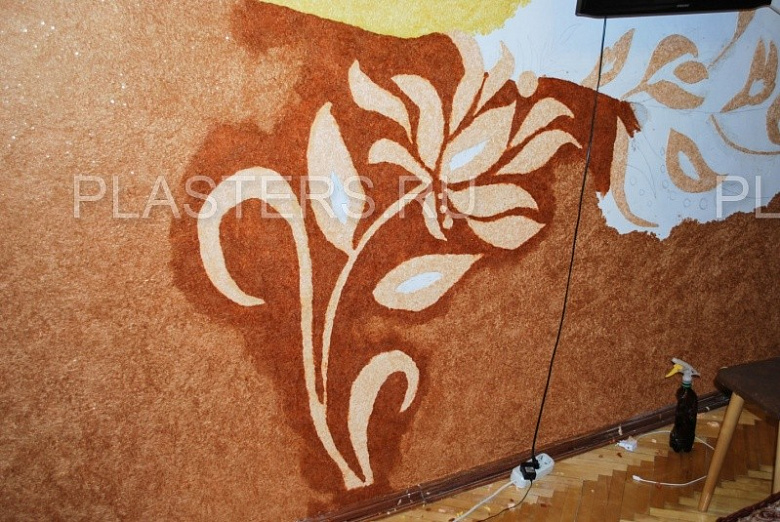 фото:Солнечная комната - ремонт своими руками с жидкими обоями SILK PLASTER