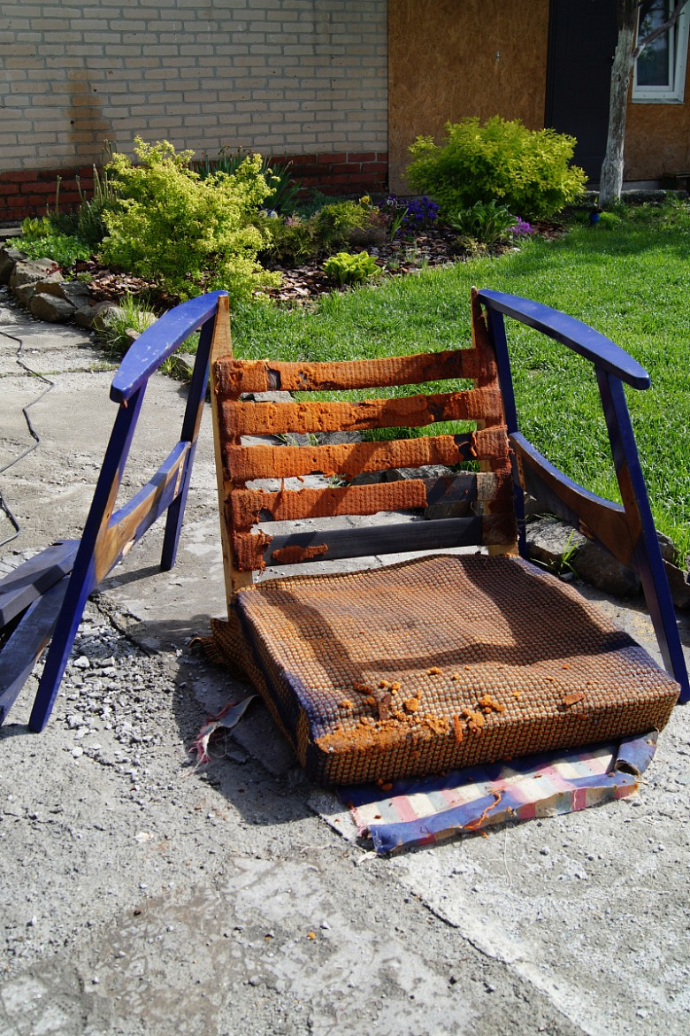 фото:Наш дом. Реставрация старого кресла...
