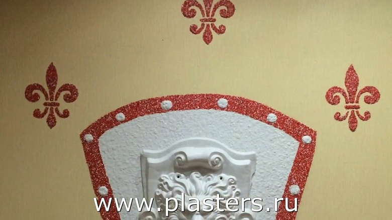 фото:Геральдический этюд - с жидкими обоями SILK PLASTER