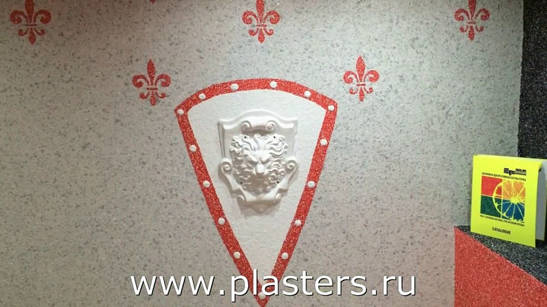 фото:Геральдический этюд - с жидкими обоями SILK PLASTER