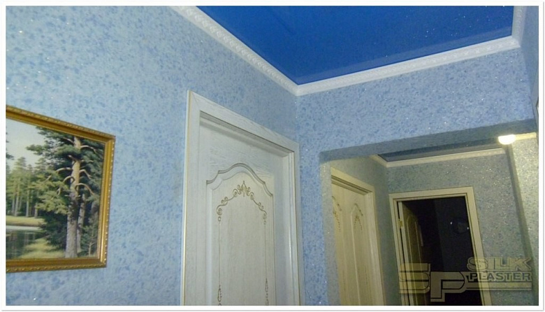 фото:Всё своими руками - ремонт коридора с жидкими обоями SILK PLASTER