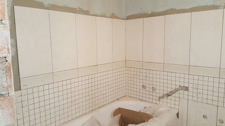 фото:Плитка в ванной, или Хьюстон, We have a problem!