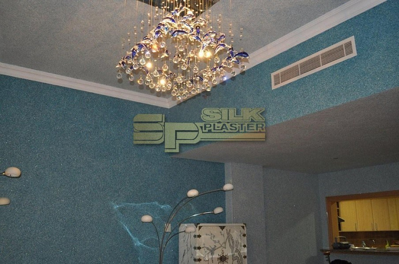 фото:Красивый дизайн - ремонт с жидкими обоями SILK PLASTER