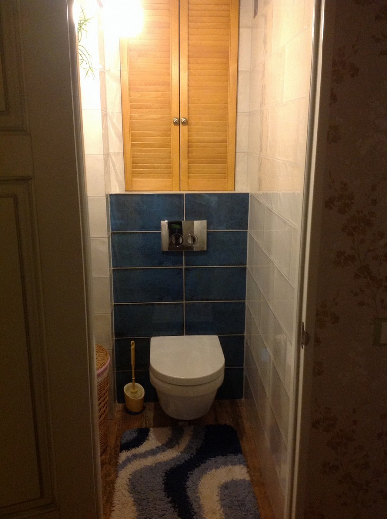 фото:Самое маленькое помещение в квартире (wc)