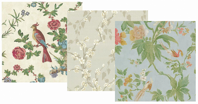 фото:Обои «Little Greene», салон «Manders» 