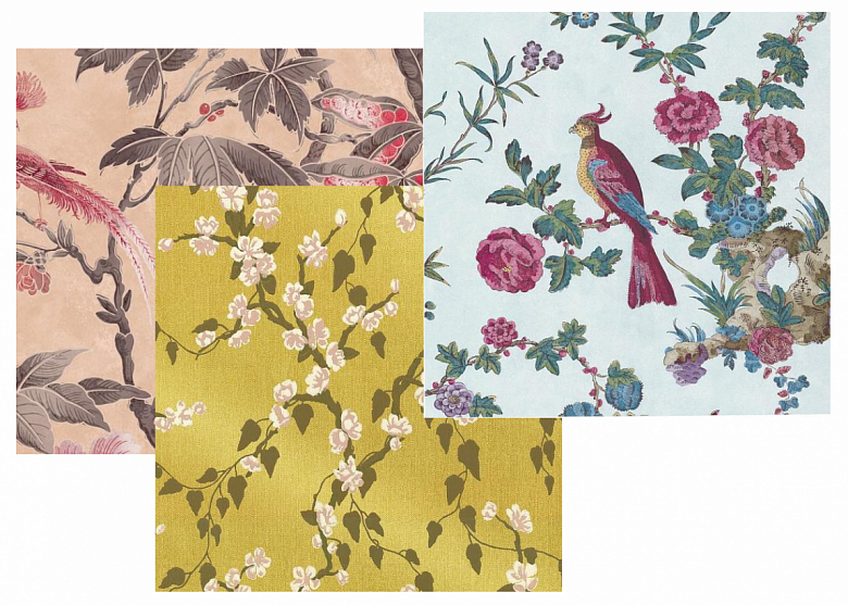 фото:Обои «Little Greene», салон «Manders» 