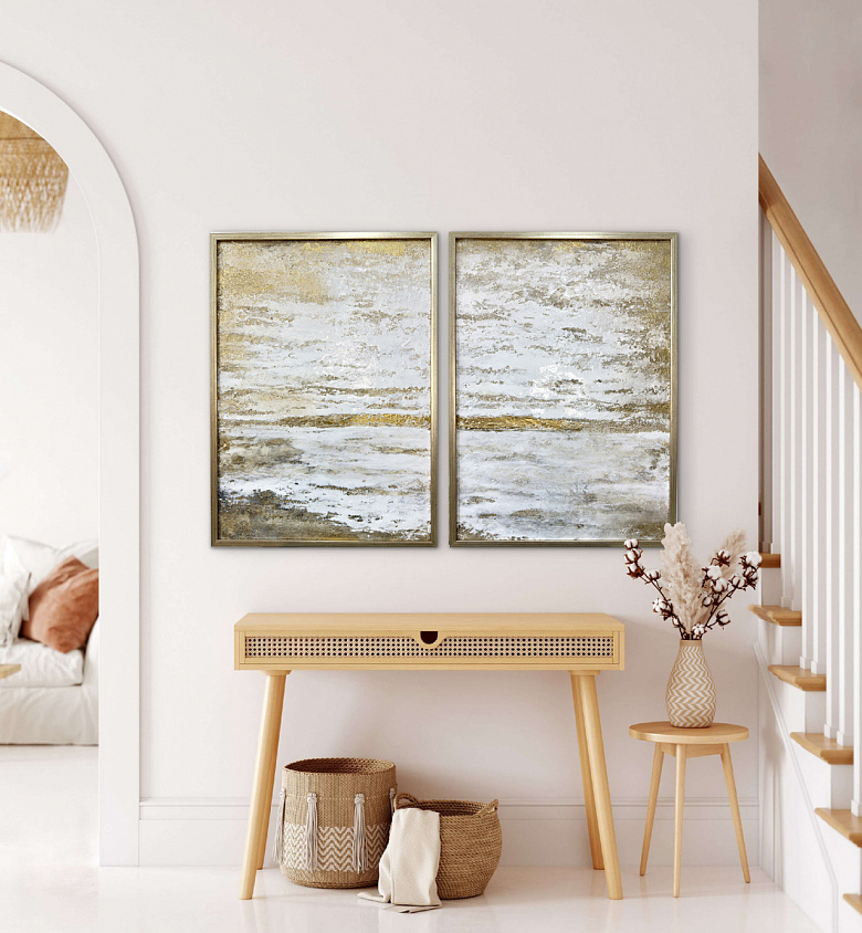 фото:Светлый интерьер с картиной