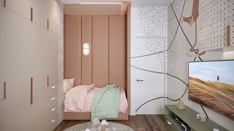 Игра цвета и фактур прекрасно оживляет и делает пространство интересным для изучения. Динамичный рисунок украшает интерьер и привносит в него уникальную историю фото:Игра цвета и фактур прекрасно оживляет и делает пространство интересным для изучения. Динамичный рисунок украшает интерьер и привносит в него уникальную историю