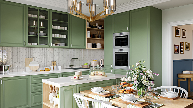 фото:Кухня - главное звено интерьера. Важно соблюсти баланс между удобством и эстетикой кухонного гарнитура.