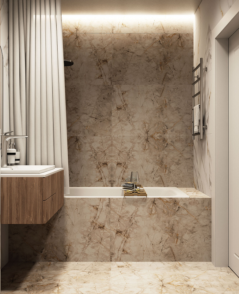 фото:Квартира получилась светлой и просторной, не смотря на большое количество мест хранения. 