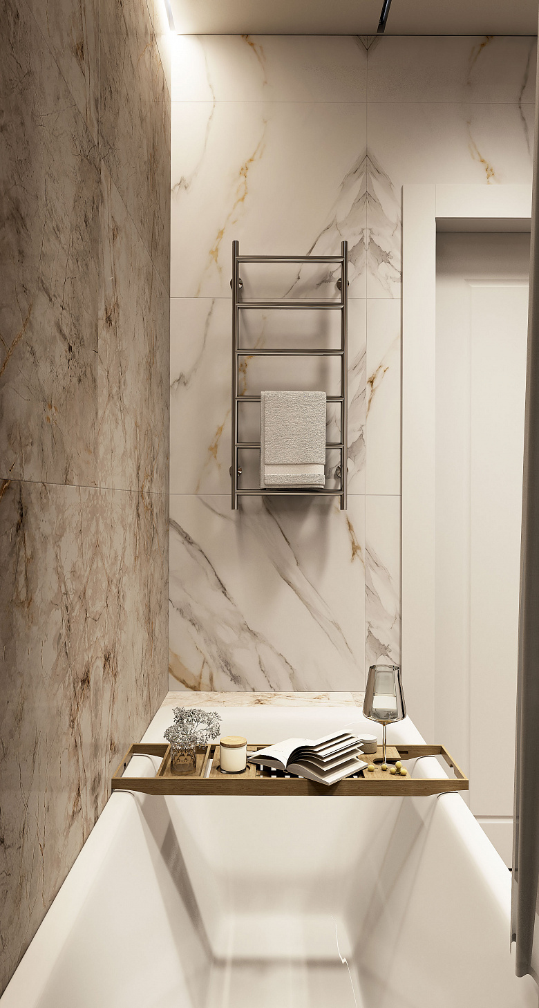 фото:Квартира получилась светлой и просторной, не смотря на большое количество мест хранения. 