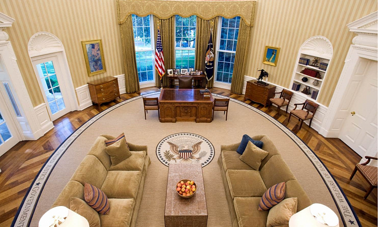 фото:Овальный кабинет Барака Обамы 