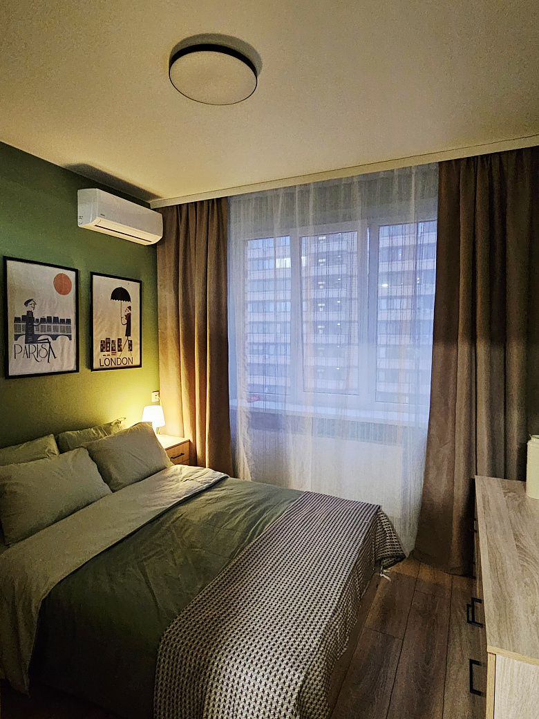 фото:Цвет стен в реальности ближе к оливковому