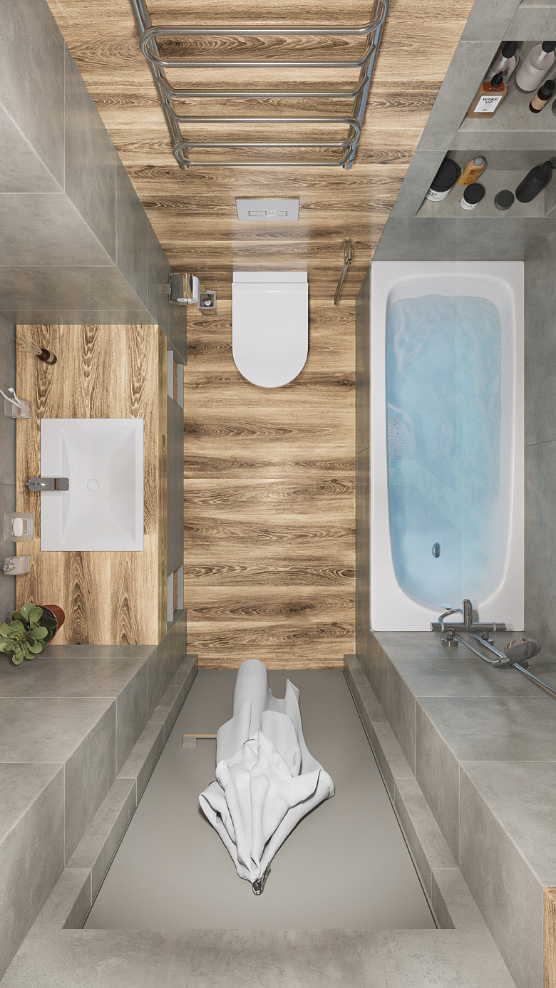 Новый дизайн проект: «Ясное небо», ванные комнаты, кухни, гостиные и ...