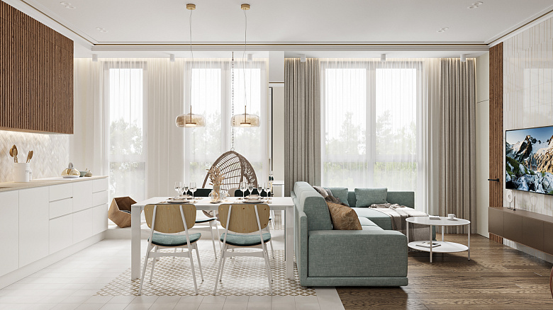 Очень важно, когда основное пространство в квартире просторное и имеет высокий уровень потолка. Интерьер, наполненный воздухом, всегда привлекательнее и комфортнее фото:Очень важно, когда основное пространство в квартире просторное и имеет высокий уровень потолка. Интерьер, наполненный воздухом, всегда привлекательнее и комфортнее