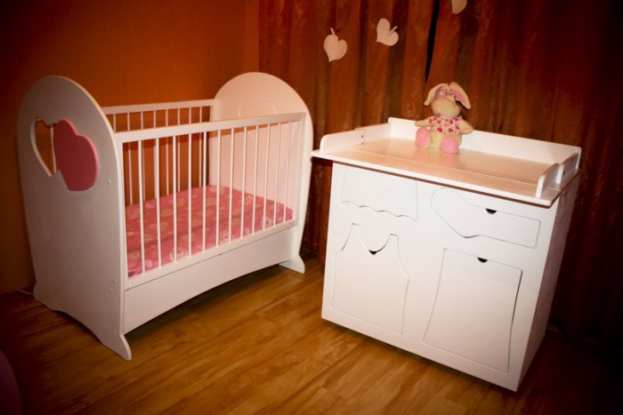 Кровать комод для новорожденных