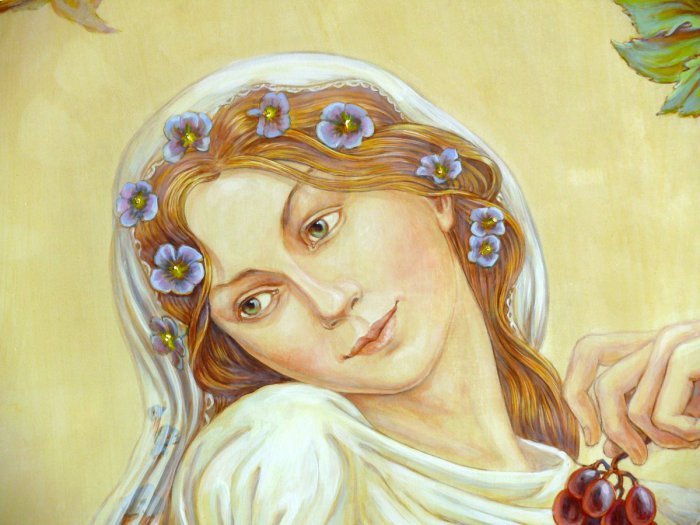 фото:Имитация старинной фрески