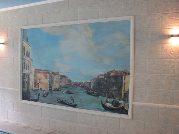 фото:Картина в бассейне