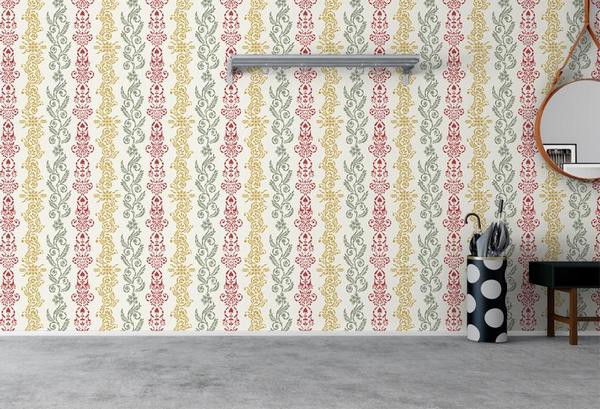 Фантазии на тему полосатых обоев: 10 примеров фото:Фантазии на тему полосатых обоев: 10 примеров