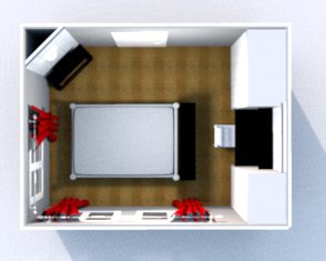 фото:А если поставить кровать в центре комнаты?