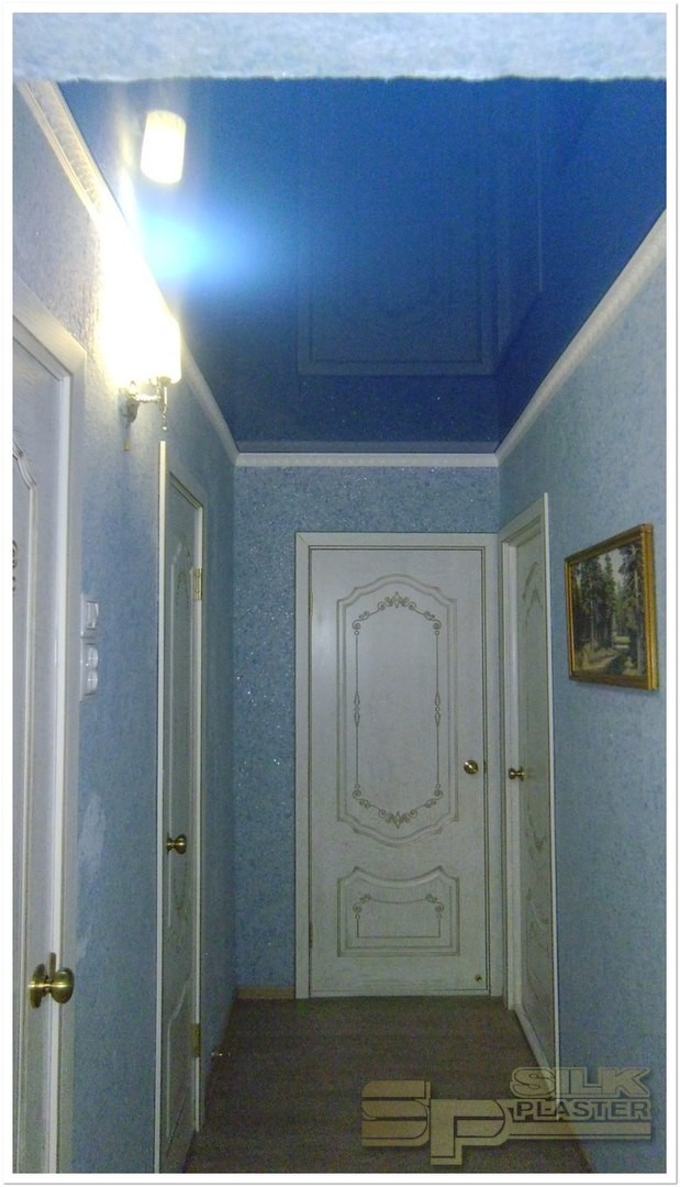 фото:Всё своими руками - ремонт коридора с жидкими обоями SILK PLASTER