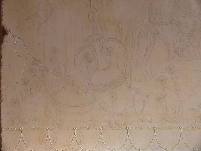 фото:Имитация старинной фрески