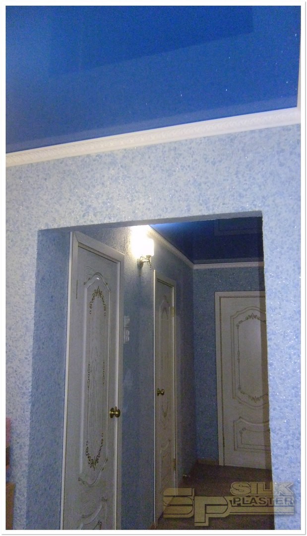 фото:Всё своими руками - ремонт коридора с жидкими обоями SILK PLASTER