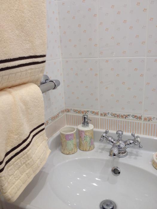 фото:Персиковая нежность. Ванная комната.